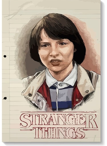 Mike Stranger Things Wall Art Multicolour 40x60cm