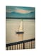 Decorative Printed Framed Canvas Wall Art Blue/Brown/White 60 x 80centimeter