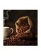 Coffee MDF Wall Art Multicolour 30x30cm