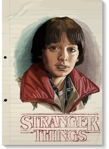 Will Stranger Things Wall Art Multicolour 40x60cm
