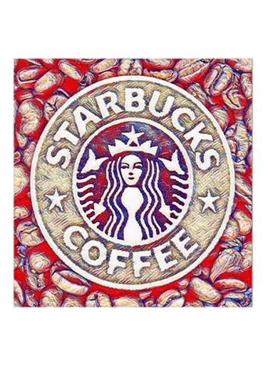 Starbucks Coffee MDF Wall Art Multicolour
