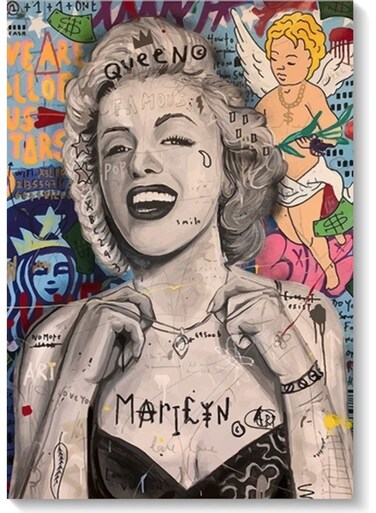 Marilyn Monroe Wall Art multicolour 40x60cm