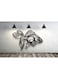 Decorative Wall Sticker Black 20cm