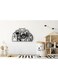 Decorative Wall Sticker Black 20cm