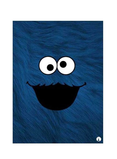 Printed Wall Sticker Multicolour 20cm
