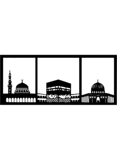 Decorative Wall Sticker Black 20cm