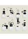 DIY Cat Switch Sticker Black 25x70centimeter