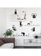 DIY Cat Switch Sticker Black 25x70centimeter
