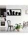 Decorative Wall Sticker Black 20cm