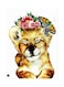 Printed Wall Sticker Multicolour 20cm