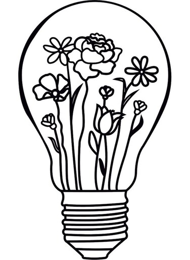 Decorative Wall Sticker Black 20cm