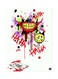 Printed Wall Sticker Multicolour 20cm