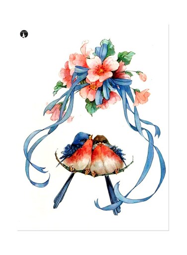 Printed Wall Sticker Multicolour 20cm