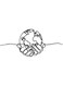 Decorative Wall Sticker Black 20cm