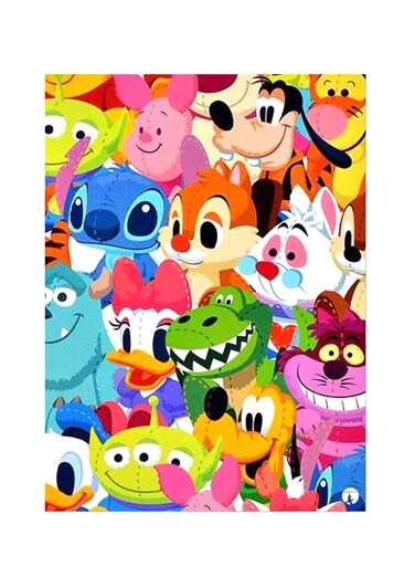 Printed Wall Sticker Multicolour 20cm