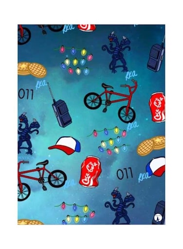 Printed Wall Sticker Multicolour 20cm