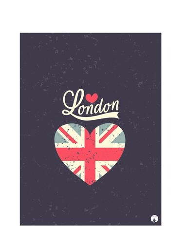 Printed Wall Sticker Multicolour 20cm