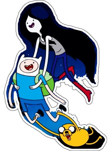 Cartoon Characters Decorative Wall Sticker Multicolour