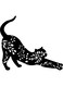 Decorative Wall Sticker Black 20cm