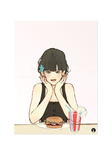 Printed Wall Sticker Multicolour 20cm