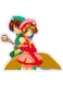 Anime Characters Decorative Wall Sticker Multicolour