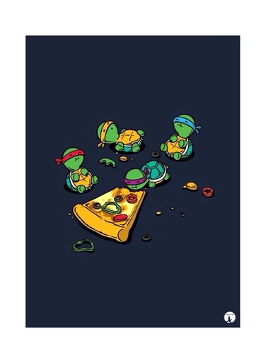 Printed Wall Sticker Multicolour 20cm