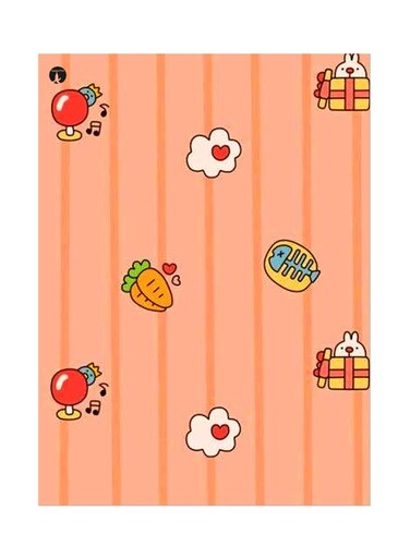 Printed Wall Sticker Multicolour 20cm