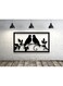 Decorative Wall Sticker Black 20cm