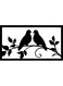 Decorative Wall Sticker Black 20cm