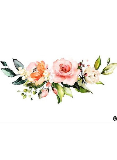 Printed Wall Sticker Multicolour 20cm