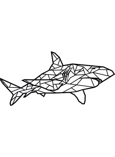 Decorative Wall Sticker Black 20cm