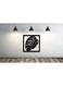 Decorative Wall Sticker Black 20cm