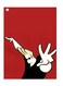 Printed Wall Sticker Multicolour 20cm
