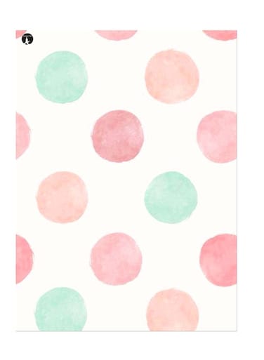 Printed Wall Sticker Multicolour 20cm