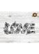 Decorative Wall Sticker Black 20cm