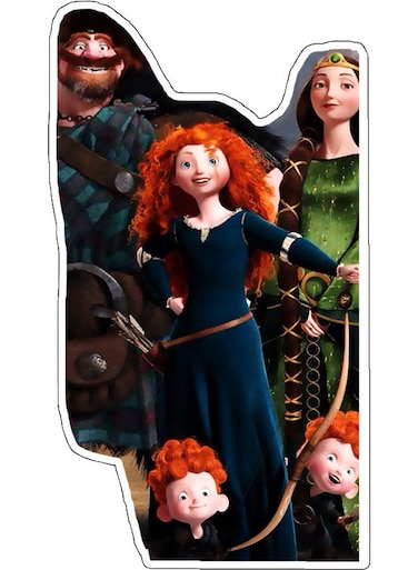Fictional Character Wall Sticker Multicolour