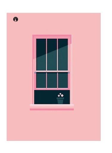 Printed Wall Sticker Multicolour 20cm
