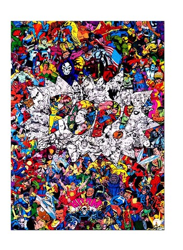 Printed Wall Sticker Multicolour 20cm