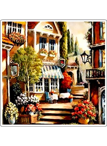 Decorative Wall Sticker Multicolour 10x10cm