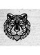 Decorative Wall Sticker Black 20cm