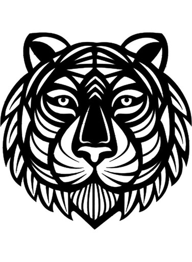 Decorative Wall Sticker Black 20cm