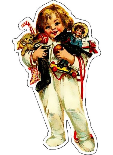 Cartoon Printed Decorative Wall Sticker Multicolour