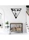 Decorative Wall Sticker Black 20cm
