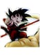 Child Goku Printed Wall Sticker Multicolour