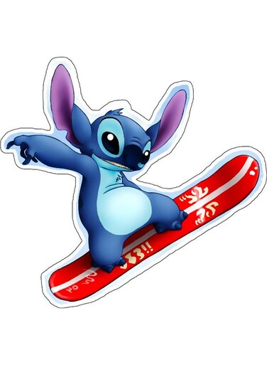 Cartoon Decorative Wall Sticker Multicolour 10x10cm