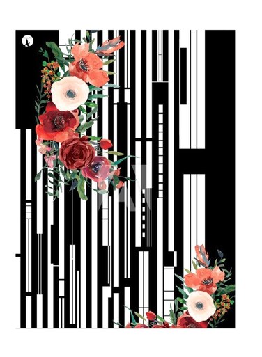 Printed Wall Sticker Multicolour 20cm
