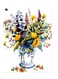 Printed Wall Sticker Multicolour 20cm