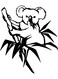 Decorative Wall Sticker Black 20cm