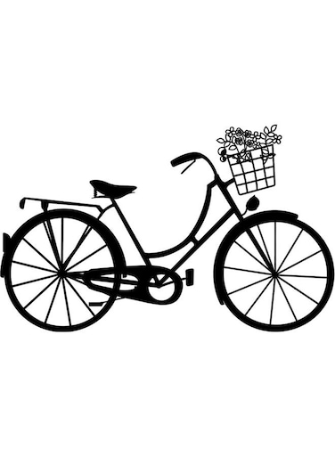 Decorative Wall Sticker Black 20cm