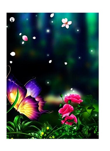 Printed Wall Sticker Multicolour 20cm